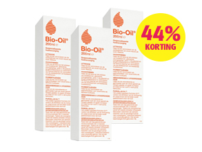 44% korting op Bio-Oil huidolie voordeelflacon, bij (o.a.) droge huid, littekens, striae