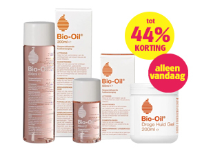 Bio Oil bij o.a. droge huid, littekens en striae nú tot 44% korting (nog 2 dagen!)